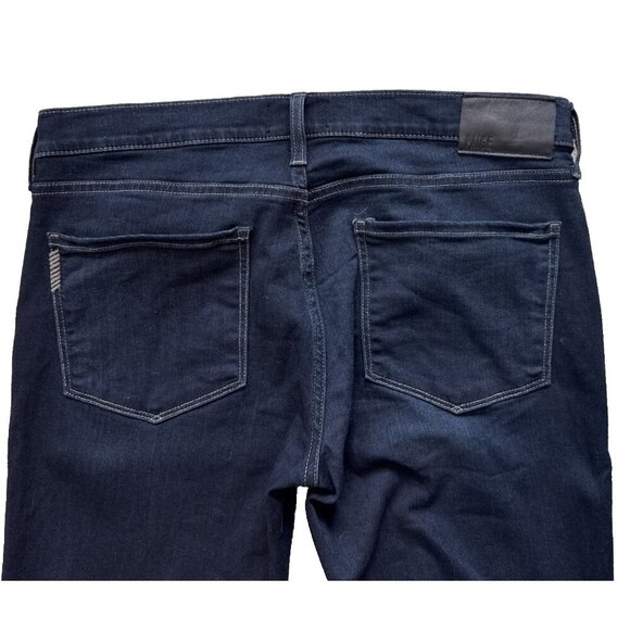 PAIGE jeans womans 34 dark wash, like new, croft, inseam 32, low rise - Picture 7 of 13